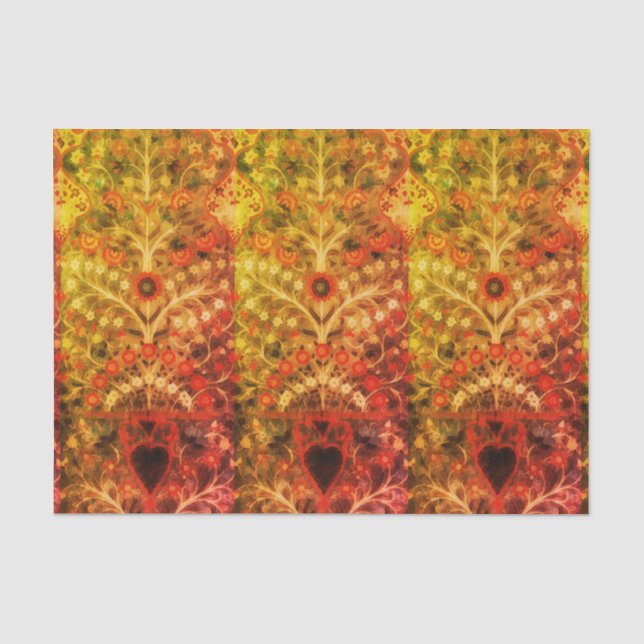 Antique  Indian  textile  design Tissue Paper (Front)
