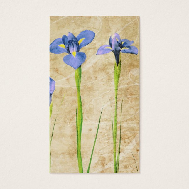 Antique Irises - Personnaliser Vintage de l'Arrièr (Devant)