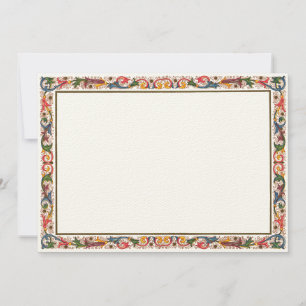 Antique Italian Border Save the Date Template