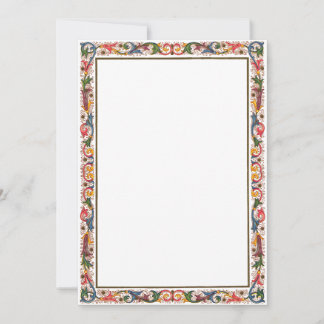 Antique Italian Border Save the Date Template