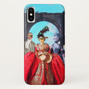 ANTIQUE ITALIAN PUPPETS AND MASKS MASQUERADE PARTY Case-Mate iPhone CASE