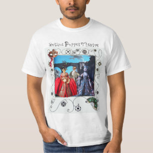 ANTIQUE ITALIAN PUPPETS MASQUERADE MASKS COSTUMES T-Shirt