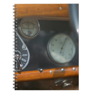 antique jaguar 2 notebook