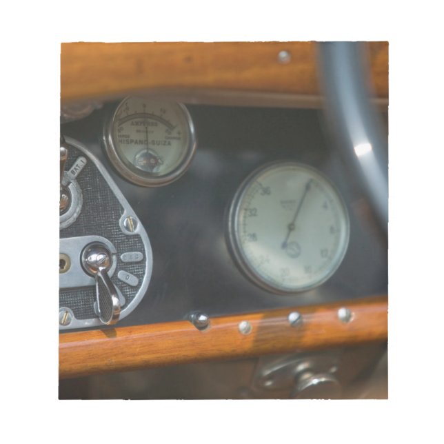 antique jaguar 2 notepad (Front)
