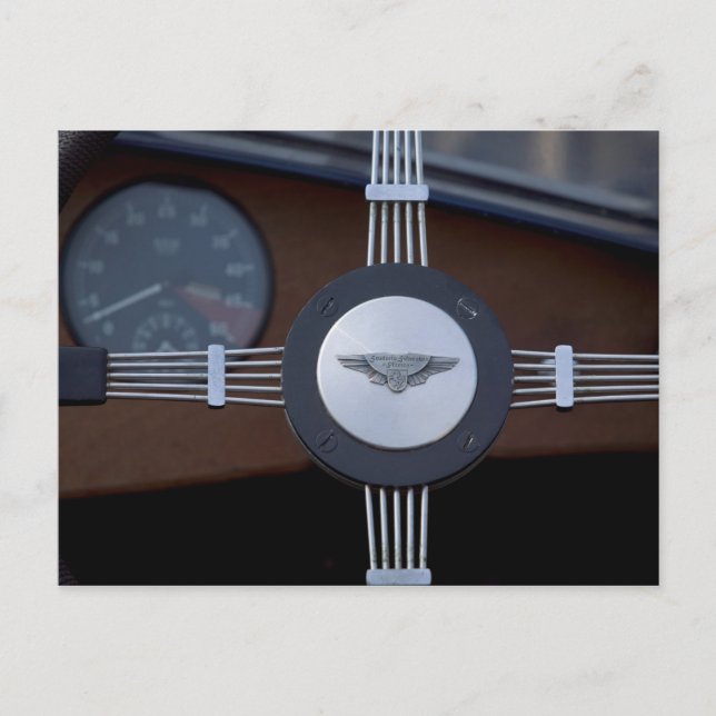 antique jaguar 3 postcard (Front)