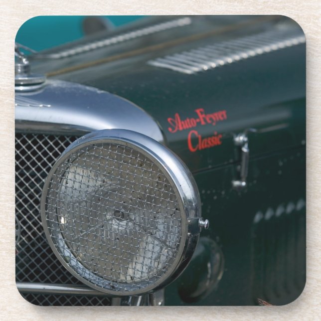 antique jaguar coaster (Front)