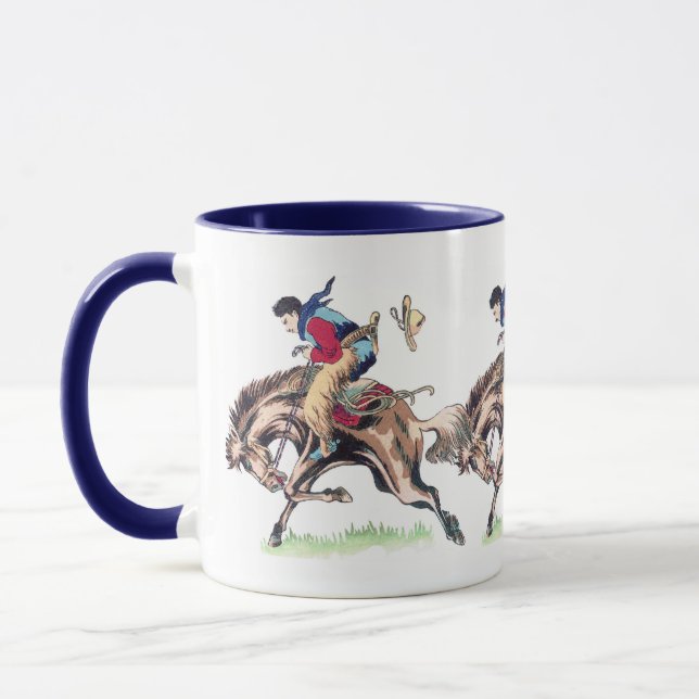 Antique Japanese Buckaroo 1 Mug (Left)