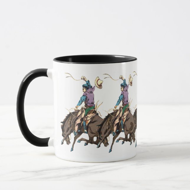 Antique Japanese Buckaroo 5 Mug (Left)