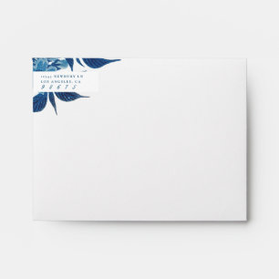 Antique Japanese Cherry Blossoms Return Address Envelope