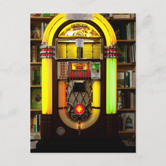 Antique Jukebox Postcard (Front)