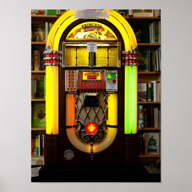 Antique Jukebox Poster (Front)