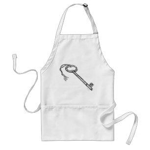 Antique Key Standard Apron