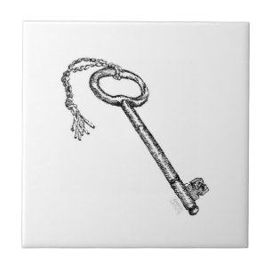 Antique Key Tile