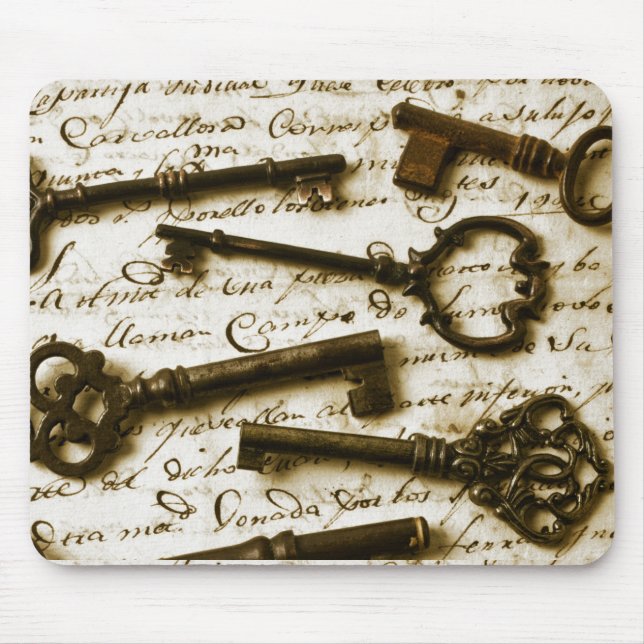 Antique Keys Mouse Pad (Front)