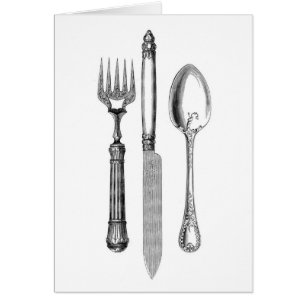 Antique knife fork and spoon combo Decoration