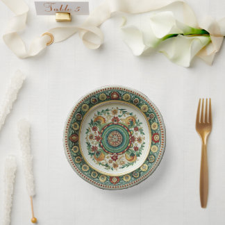 Antique Kornilov Brothers Porcelain Paper Plate