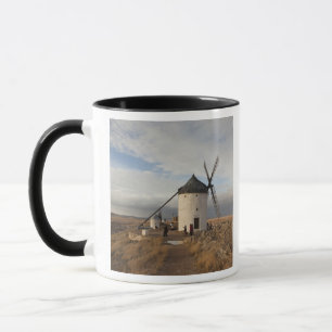 Antique La Mancha windmills, with visitors Mug