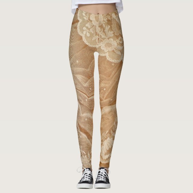 Antique Lace Leggings (Front)