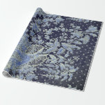 ANTIQUE LACE PATTERN GIFT WRAPPING PAPER IN BLUE<br><div class="desc">ANTIQUE LACE PATTERN
GIFT WRAPPING</div>