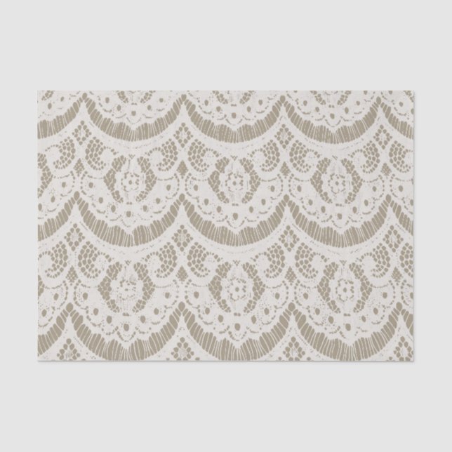 Antique Lace Tissue Paper (Front)
