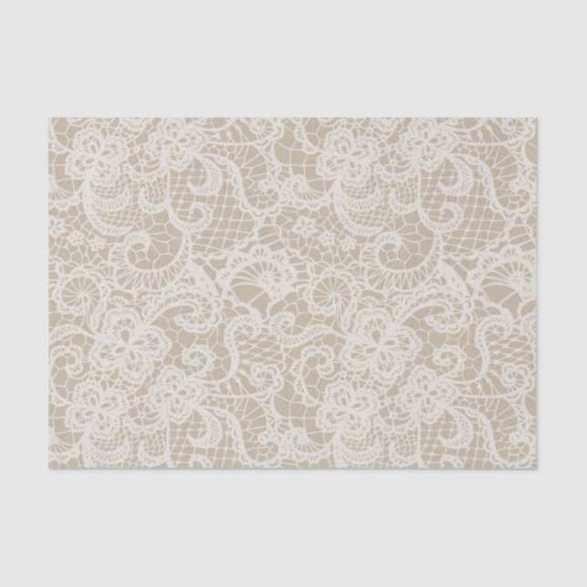 Antique Lace Tissue Paper (Front)