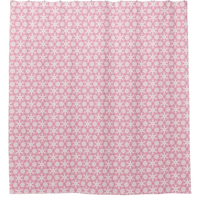 Antique lace - white and rose pink (Front)