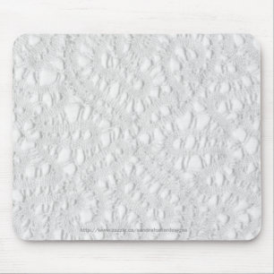 Antique Lacy Doily Mouse Pad
