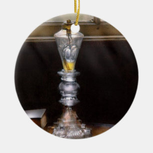 Antique - Lamp - The oil lamp Ceramic Ornament