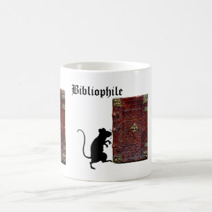 Antique Leather Book Bibliophile Coffee Mug