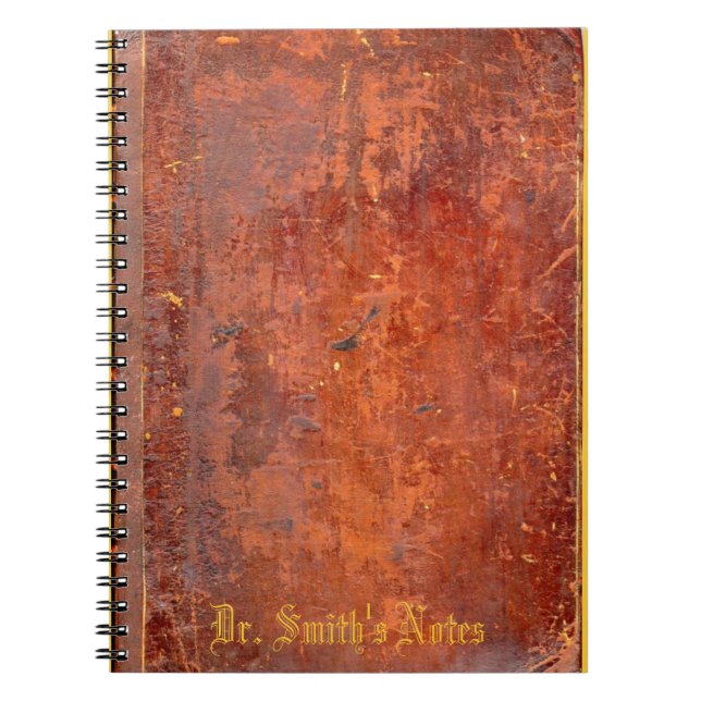 Antique Leather Look Book Cover (Front)