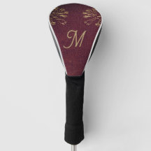 antique  leather look monogrammed