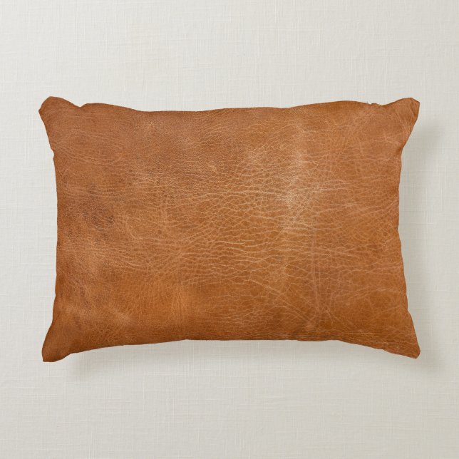 Antique Leather Texture, TANleather,texture,backgr Accent Pillow (Front)