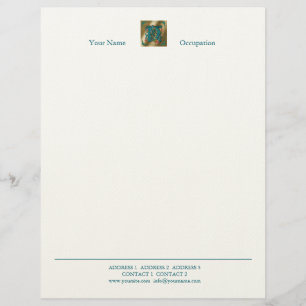 Antique Letter N - Letterhead