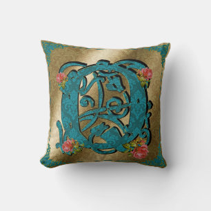 Antique Letter Q - Pillow