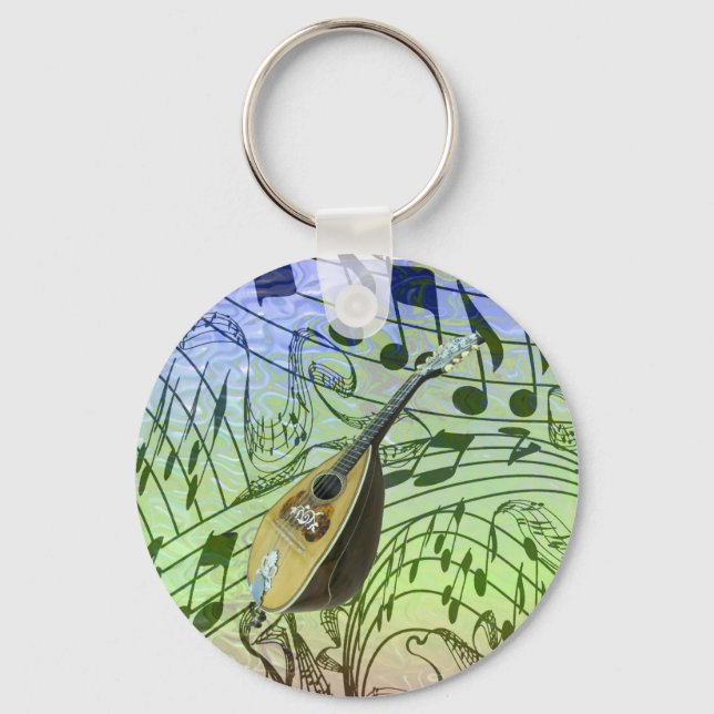 ANTIQUE MANDOLIN-KEYCHAIN KEYCHAIN (Front)