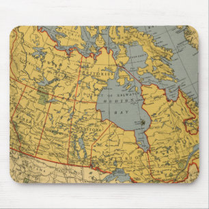Antique Map of Canada Mouse Pad