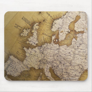 Antique map of europe. Old world. Mouse Pad