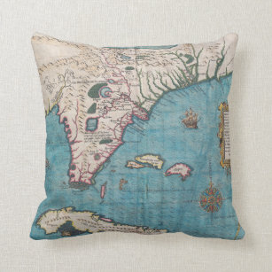 Map Pillows & Cushions | Zazzle CA