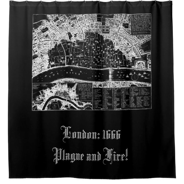 Antique Map of London in 1666 Tote (Front)