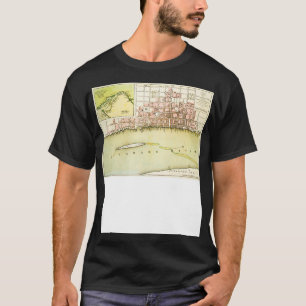 Antique Map of Philadelphia Pennsylvania by Benjam T-Shirt