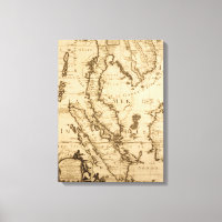Antique Map of South East Asia | 1687