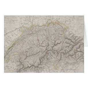 Antique Map of Switzerland
