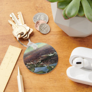 Antique Map of Washington DC and the Potomac River Keychain