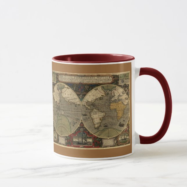 Antique Map Series Mug (Right)