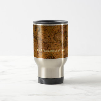 ANTIQUE MAP TRAVEL MUG
