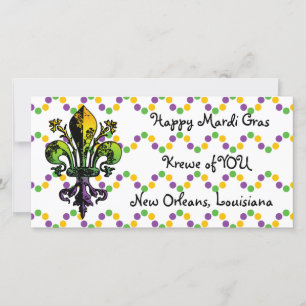 Antique Mardi Gras Fleur