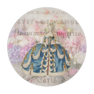 Antique  Marie Antoinette Cutting Board