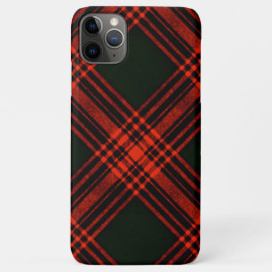 Antique Menzies Hunting Tartan Plaid Pattern iPhone 11 Pro Max Case