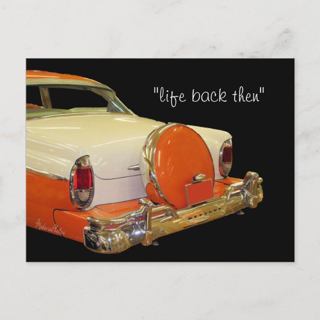 Antique Merc Car Carte Postale-personnaliser-le (Devant)