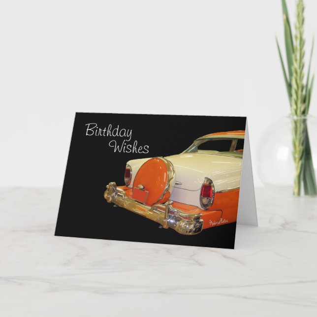 Antique Merc-customize any occasion Card (Front)